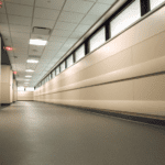 Odbojnice profilowane z PVC-u do korytarzy szpitalnych o dużym natężeniu ruchu